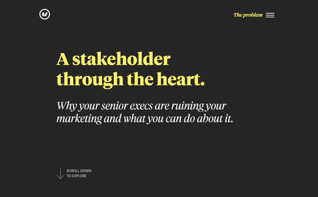 Blog example C - A stakeholder through the heart